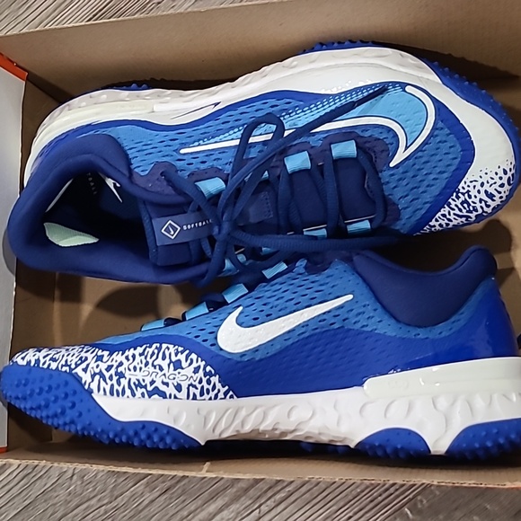 Nike Alpha Huarache Elite 4 Turfs 'Hyper Royal' DV0496-414 Size 10 - Picture 7 of 7